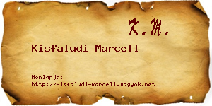 Kisfaludi Marcell névjegykártya