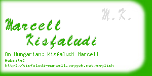 marcell kisfaludi business card